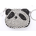 Kristall / Strass panda mini Tasche / Kupplung