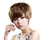 Hand Tied Short Natural Wavy Mixed Hair Wig with UVP Antimicrobial Net