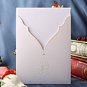 V Neck Design Inserted Wedding Invitation (Set of 50)