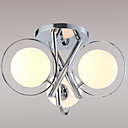 moderne semi flush mount med 3 lys