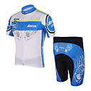 100% poliestere e veloci mens secchi in bicicletta adatta a breve (ala blu)