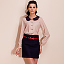TS Polka Dot Skirt with Bow Tie Belt