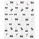 Star 3D Stereoscopic Carved Nail Sticker(3pcs)