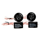 500W Plastic Tweeters Speaker for Car Stereo Audio System, Black, Pair, DC 12V