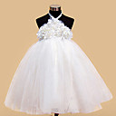 Lovely Halter Neckline Ball Gown Tulle Flower Girl Dress