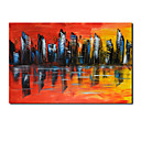 Hand-painted Abstract Oil Painting with Stretched Frame