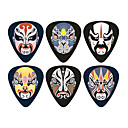 Alice AP-R2 im chinesischen Stil multicolor Zelluloid Gitarrenplektren 10er-Pack