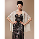 100% Handmade Sheer Silk Evening/Wedding Shawl/Wrap