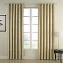 (Dos paneles) clásicos jacquard cortinas de ahorro de energía