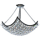 luz de teto de cristal com 8 luzes