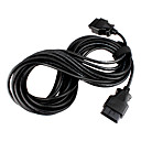 OBD2 16-pin maschio al cavo connettore femmina, nero, 10m, lunghezza del cavo