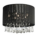 Artistic Crystal Pendant Lights with 6 Lights Chrome Finished