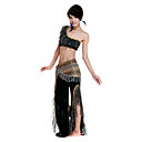dancewear cristal algodón / tul belly dance top y pantalón para las damas más colores