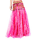dancewear de poliéster / tul bordado con falda danza del vientre para las damas más colores