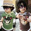 Baby Plaid Printed Short Sleeve T-shirt