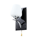 40W Nature Inspired Glass Wall Light White
