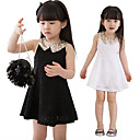 princess meisjes pailletten pop kraag vest jurk
