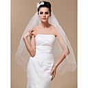 Two Layers Beautiful Elbow Length Wedding Veil