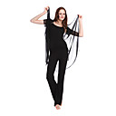 Ropa de moda de viscosa / spandex la práctica de yoga ropa para damas