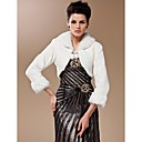 Long Sleeves Faux Fur Bridal Wedding Jacket/ Wrap