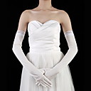 Silk Opera Length Fingertips Bridal Gloves