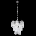 Modern Crystal Pendant Lights with 4 Lights Chrome Finished