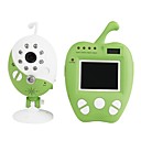 2.4G Wireless Cute Design Baby Monitor with 2.5 Inch Color LCD Handheld Reciver and Melody Music Player