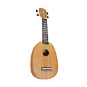 yadars - ukulele soprano mogno com bag (forma de abacaxi)
