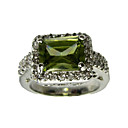  Lux Cube Cubic Zirconia Fashion Ring(More Colors)