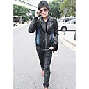 Man Fashion Denim Leather Jacket