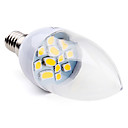 SMD 5050 E14 12LED 70-2-100lm 2,5 W blanco cálido 2800-3300K bombillas de vela (220-240V)