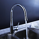 Contemporary Kitchen Faucet - Chrome Finish