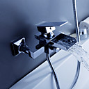 zeitgenössische Wasserfall Badewanne Wasserhahn - Wandhalterung