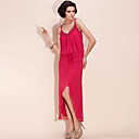 TS Spaghetti Strap Chiffon Flow Dress