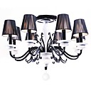 elegante metalen hanger verlichting met 8 lampjes keramische beeld