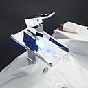 Sprinkle® by Lightinthebox - Color Changing LED Waterfall Bathroom Sink Faucet