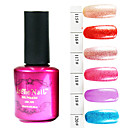 Glitter gel prego colorido (15ml)
