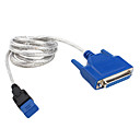 USB to Parallel Cable (Blue,Black 1.5M)