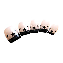 French Wonderful Stars Style Nail Art Tips With Glue