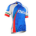 Santic-100% poliestere resistente ai raggi ultravioletti manica corta ciclismo maglia (blu)