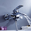 zeitgenössische Wasserfall Badewanne Wasserhahn - Wandhalterung