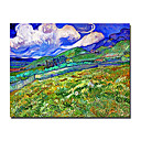 met de hand geschilderd beroemde olieverf met gestrekte frame van gogh