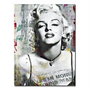 Printed People Canvas Art with Stretched Frame