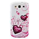 fargerik nydelig hjerte mønster TPU tilfelle for Samsung Galaxy S3 i9300 (multi-farge)
