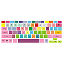 Colorful Design Keyboard Cover for 13" 15" Macbook Pro