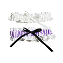 2-Piece Poliéster / cetim com ligas de casamento bowknot