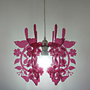 60W Artistic Acrylic Pendant Light with 1 Light in Birds Design