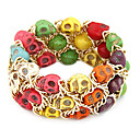 pulsera de cráneo, de color