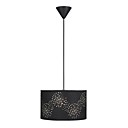 Contemporânea Luzes Pingente com 3 luzes de Preto em Design Estrelas