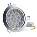 18W 1620-1800LM 3000-3500K Warm White Light LED Ceiling Bulb (85-265V)